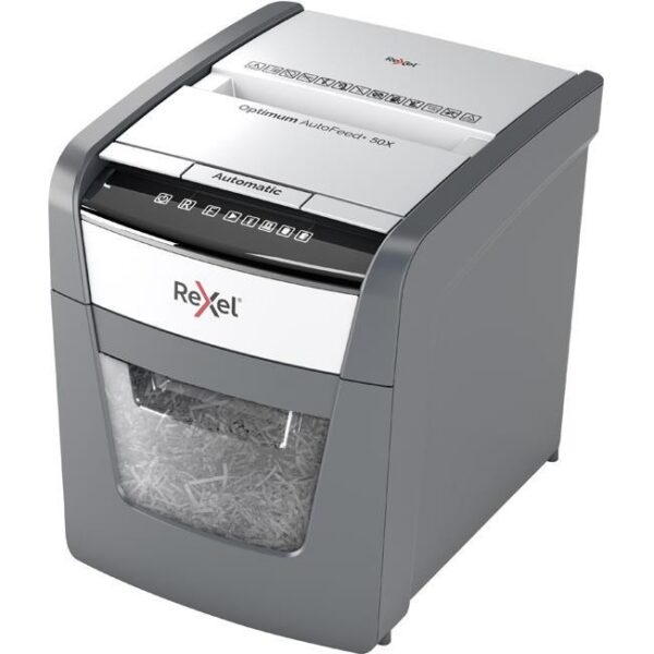 Uništavač dokumentacije 50 (ručno 5) listova CrossCut Auto Feed+ 50XP Rexel 2020050XEU, 000046547