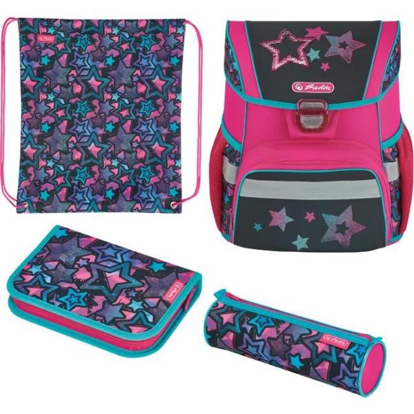 Torba školska anatomska 4/1 Loop Stars Herlitz 50032464