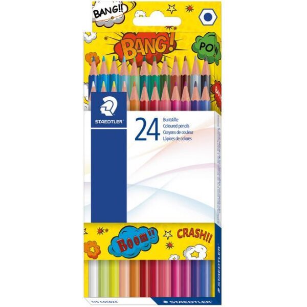 Boje drvene 24boje Comic Staedtler 175 COCD24 blister