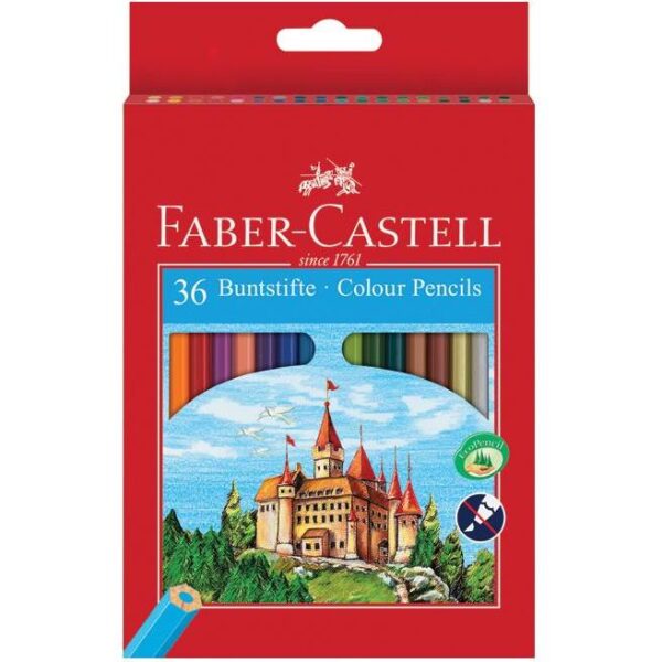 Boje drvene 36boja Faber Castell 120136 blister