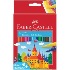 Flomaster školski 12boja Faber Castell 554201 blister, 000045963