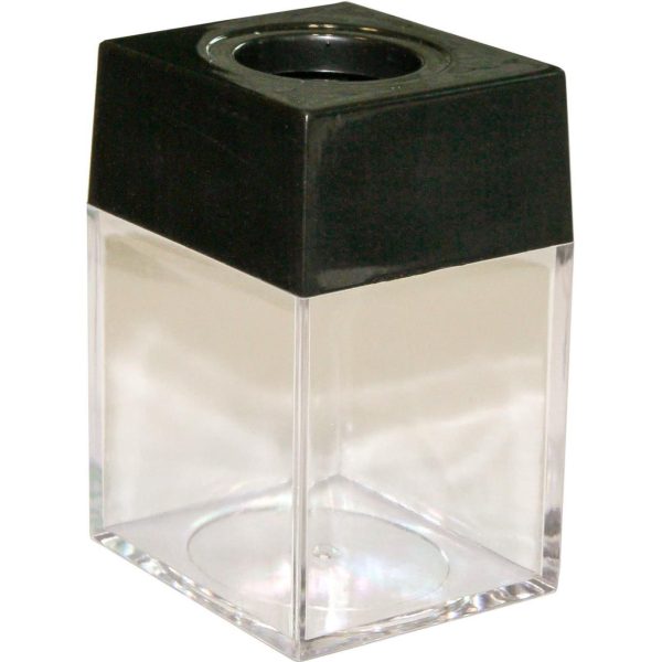 Kutija za spajalice prozirna s magnetom, JJ40401
