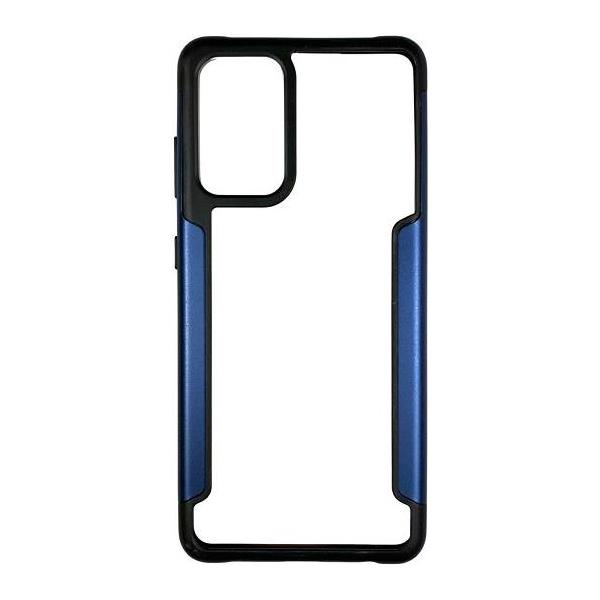 MM TPU SAM GALAXY A72 4G/5G CLEAR/LEATHER FRAME PLAVA