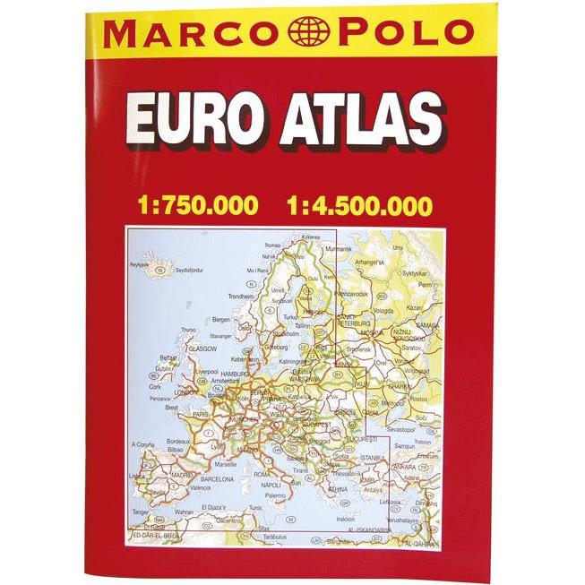 Auto karta Europe-euro atlas A4 (knjiga) Trsat