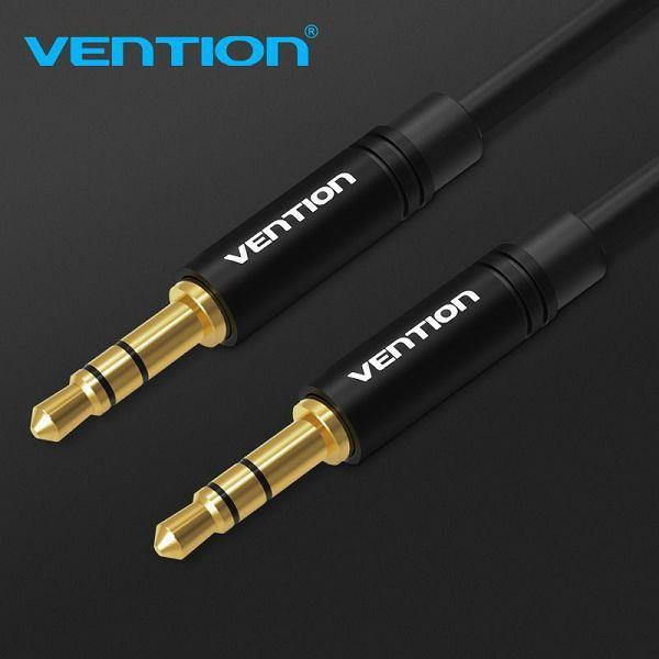 AUDIO KABEL 3.5 mm MUŠKI NA 3.5 mm MUŠKI VENTION BAKBF 1 m CRNI
