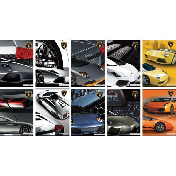 Bilježnica A5/K Pigna Moda Lamborghini, KVADRATIĆI, 217899-EC