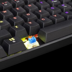 WHITE SHARK gaming mehanička tipkovnica GK-2022 SHINOBI Crna - Mehanicka / HR - PLAVI SW.