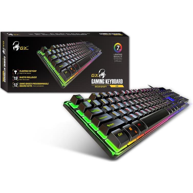 Genius Scorpion K8, gaming tipkovnica, RGB, USB, 31310001400 - Slika 2