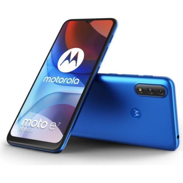 Smartphone MOTOROLA E7 Power XT2097-6 PL, 6.51", 4GB, 64GB, Android 10, plavi