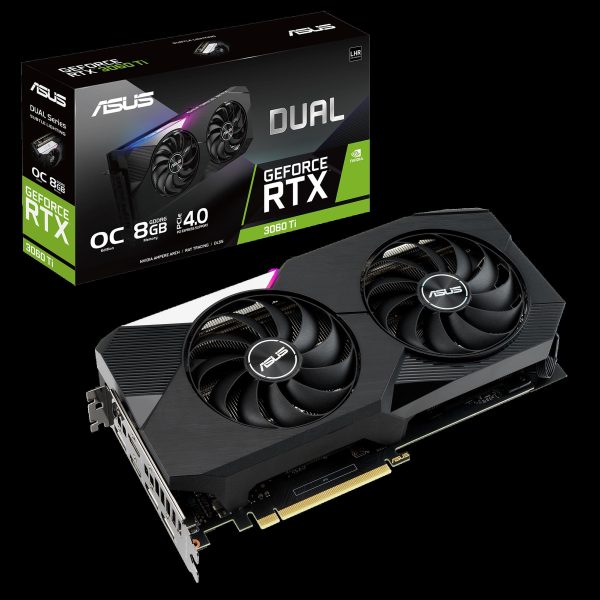 ASUS Dual GeForce RTX™ 3060 Ti V2 OC Edition 8GB GDDR6, LHR