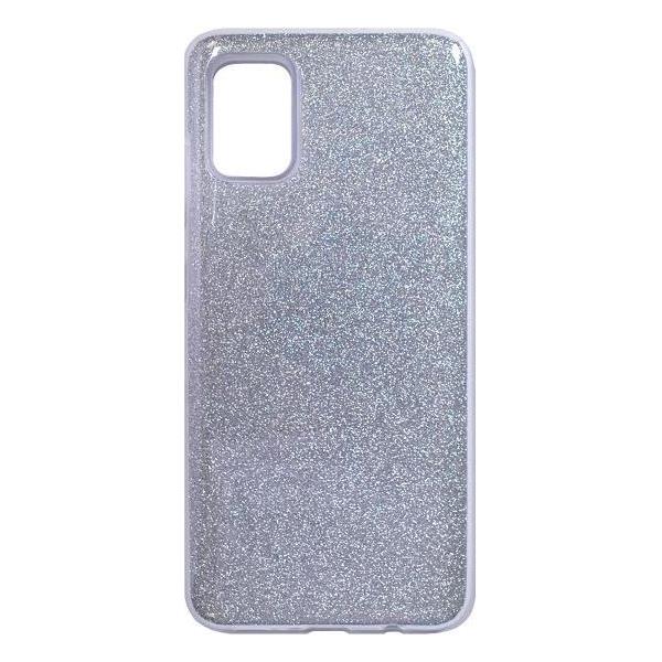 MM TPU SAM GALAXY A12 GLITTER srebrna