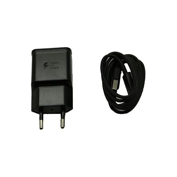 KUĆNI PUNJAČ ORIGINAL ZA SAMSUNG S10, EP-TA200EBE +TIP C EP-DG970BBE CRNI BULK