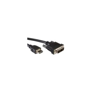 Roline VALUE DVI kabel, DVI-D (18+1) - HDMI, M/M, 2.0m, crni , 11.99.5522