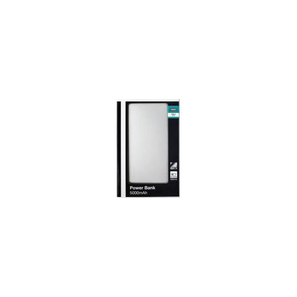 Verbatim prijenosni punjač Power Bank 5000mAh, 1×USB-C + 1×micro USB, sivi,49575