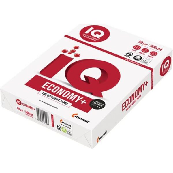 Papir ILK IQ Economy+ A4 80g pk500 Mondi