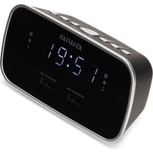 Radio budilica AIWA, 2x USB Charge CRU-19BK