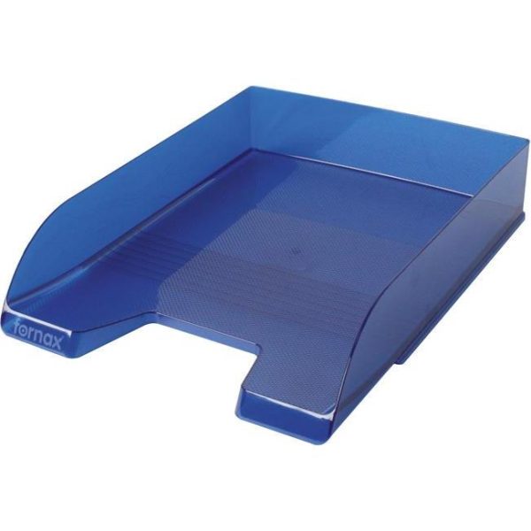 Ladica za spise Fornax prozirno plava, 000003822