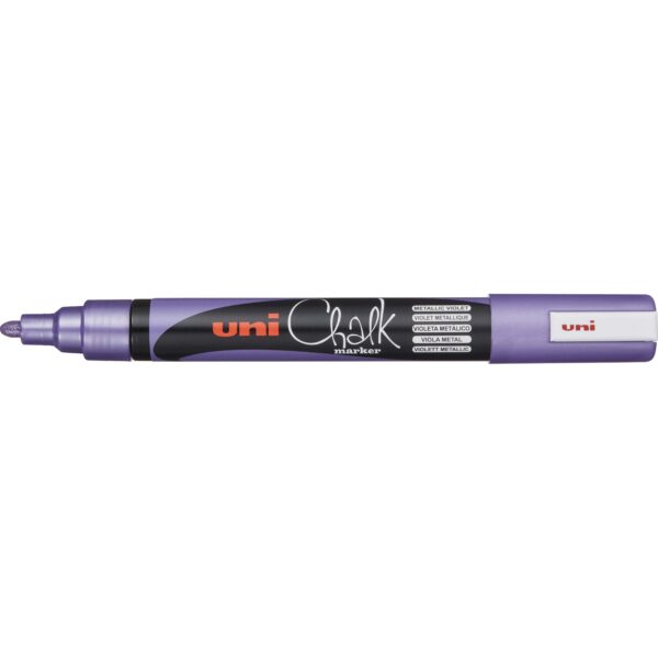 Marker Uni pwe-5m kreda metallic ljubičasti(n)