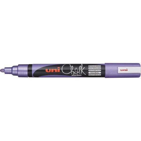 Marker Uni pwe-5m kreda metallic ljubičasti(n)