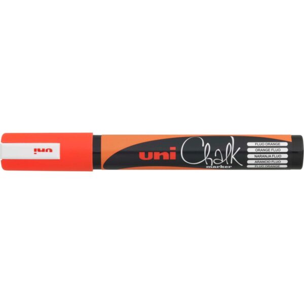 Marker Uni pwe-5m kreda fl. narančasti, 264630000