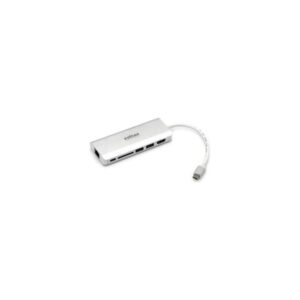 Roline USB-C docking station, 4K HDMI, 2×USB 3.0/3.2 Gen 1, 1×SD/TF čitač kartica, 1×USB-C power, 1×G-LAN, 12.02.1037