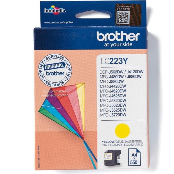 BROTHER LC223Y ink yellow 550pages