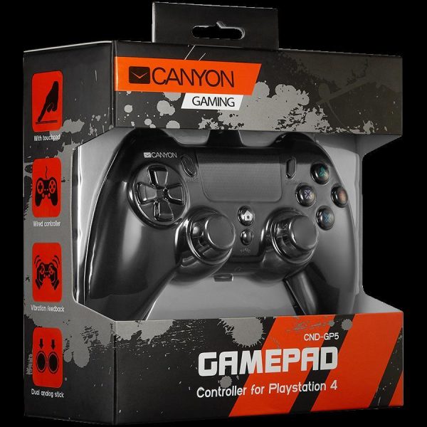 Gamepad Canyon CND-GP5, PC, PS4, žični, CND-GP5