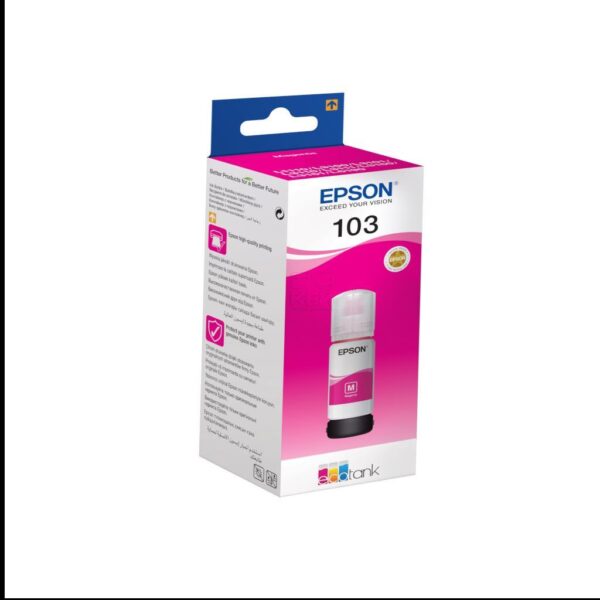 Tinta Epson 103 EcoTank Magenta ink bottle 65ml, C13T00S34A