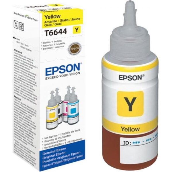 Tinta Epson T6644 yellow L100/110/200/210/300/355/550 70ml, C13T66444A