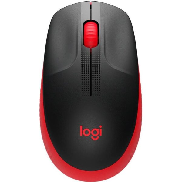 Miš LOGITECH M190, optički, bežični, 1000dpi, crno-crveni, 910-005908 - Slika 2