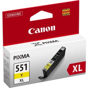 Tinta Canon CLI-551Y XL, žuta, 6446B001AA