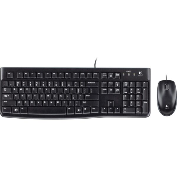 Tipkovnica + miš Logitech MK120 Desktop, crna, USB,920-002549 - Slika 2