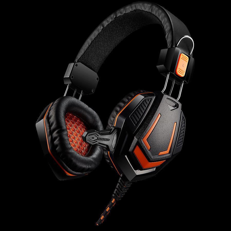 CANYON Gaming headset 3.5mm jack with microphone and volume control, with 2in1 3.5mm adapter, cable 2M, Black, 0.36kg, CND-SGHS3A - Slika 2