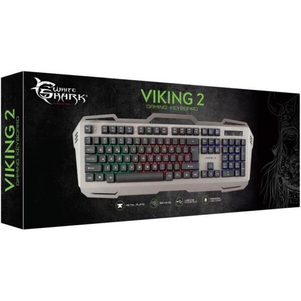 WHITE SHARK gaming tipkovnica GK-1924 VIKING-2 metalna, VIKING-2/HR - Slika 2