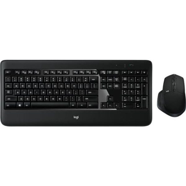 Tipkovnica + miš Logitech MX900 Performance Combo, bežična, crna, USB, 920-008879