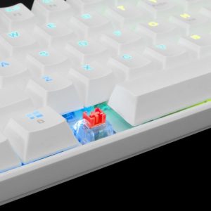 WHITE SHARK gaming mehanička tipkovnica GK-2022 SHINOBI bijela / crveni sw, SHINOBI-W-HR-RED.SW