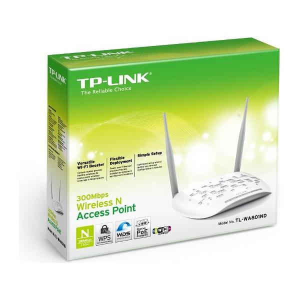 TP-Link TL-WA801ND, 300 Mbps WLAN AP, 2 x 4dBi - Slika 2