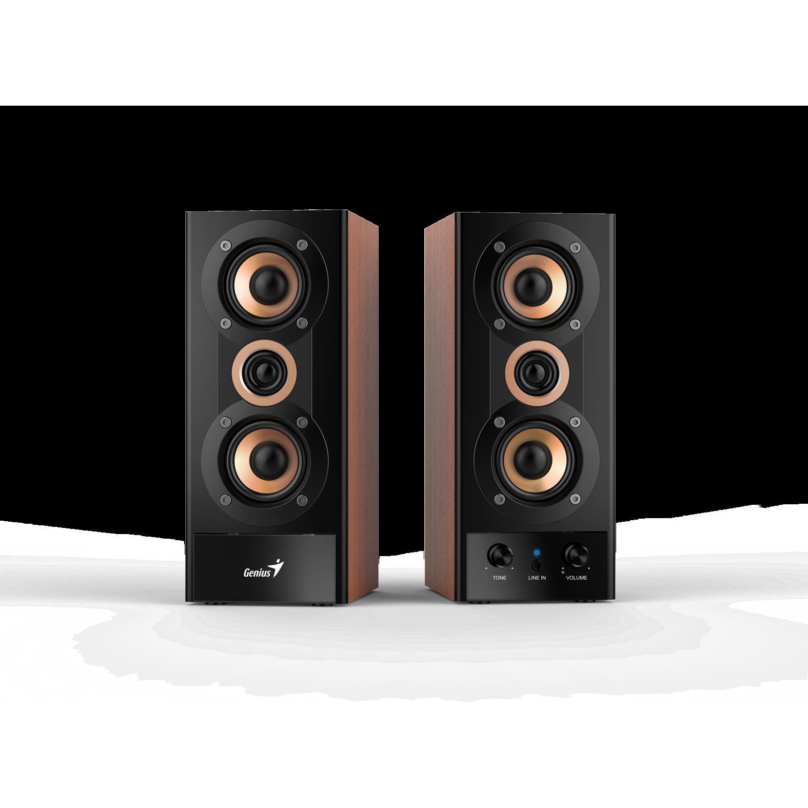 Genius zvučnik SP-HF800A II, 20W, 3-way, drveni, 31730010402 - Slika 2