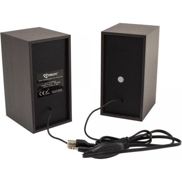 SBOX 2.0 stereo zvučnici SP-649 6W drveni - Slika 6