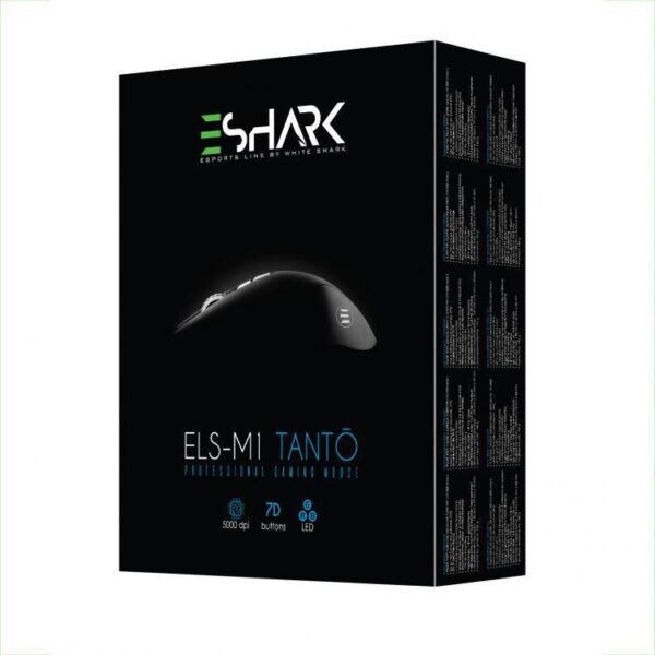 ESHARK profesionalni RGB gaming miš ESL-M1 TANTO crni 5000dpi - Slika 4