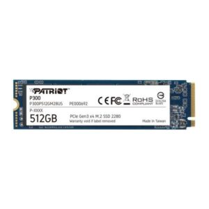 SSD Patriot P300 512GB R1700/W1200 M.2 NVMe, P300P512GM28