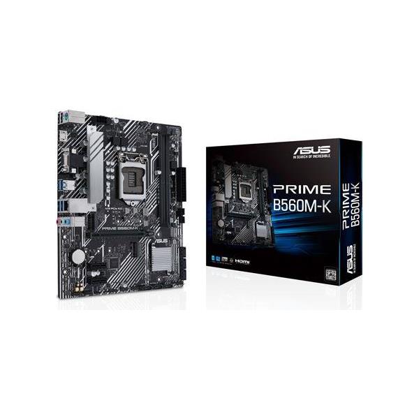 ASUS PRIME B560M-K - motherboard - micro ATX - LGA1200 Socket - B560, 90MB16S0-M0EAY0