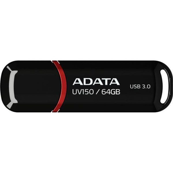 USB memorija 64 GB Adata DashDrive UV150 Black AD USB 3.0, AUV150-64G-RBK
