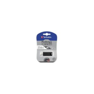 Verbatim USB3.0 Store'n'Go PinStripe 256GB, crni, 49320