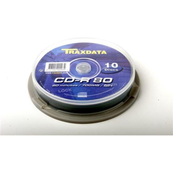 CD-R Traxdata, Kapacitet 700MB, 10 komada, Brzina 52x, 901753ITRA002