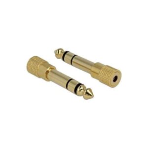 Adapter DELOCK, audio jack 3.5mm (M) na 6.35mm (Ž)