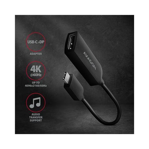 AXAGON USB-C -> DisplayPort adapter 4K/60Hz, RVC-DP - Slika 2