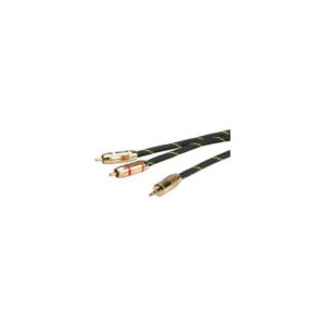 Roline GOLD Audio kabel 3.5mm Stereo - 2× Cinch (RCA), M/M, 2.5m, 11.09.4273