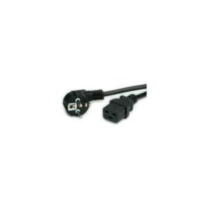 Roline VALUE naponski kabel IEC320 - C19 16A, crni, 2.0m, 19.99.1552