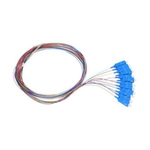 NFO Fiber optic pigtail SC UPC, SM, G.657A1, 900um, 1m, 12 colors , PIGSC-21004